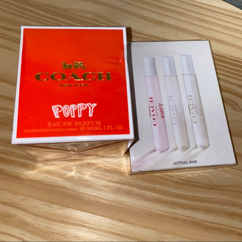 2 NEW COACH POPPY PLUS 3 TRAVELERS